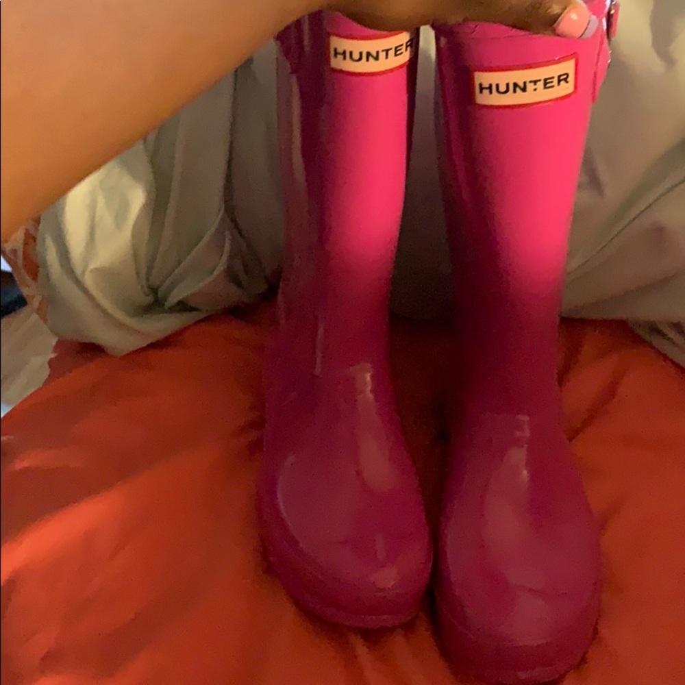 Pink Girls Hunter rainboots